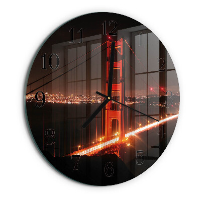 Round wall clock Bridge