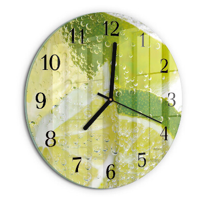 Round wall clock Limewater