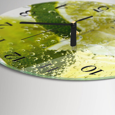 Round wall clock Limewater