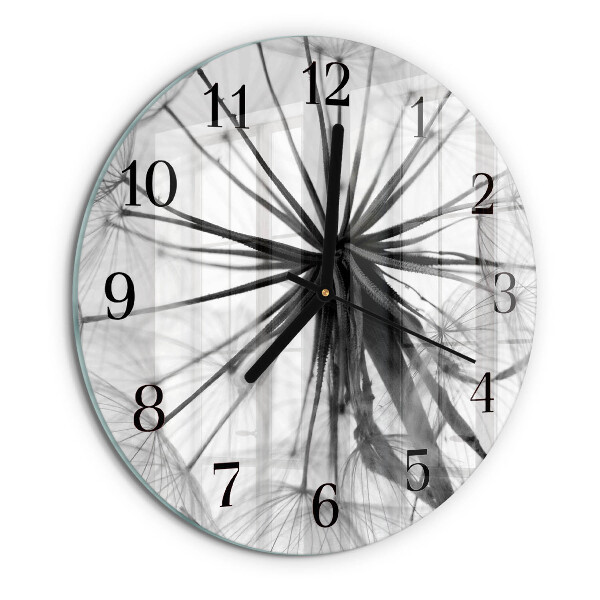 Round wall clock Dandelion