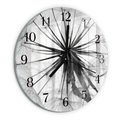 Round wall clock Dandelion
