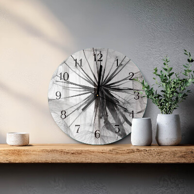 Round wall clock Dandelion