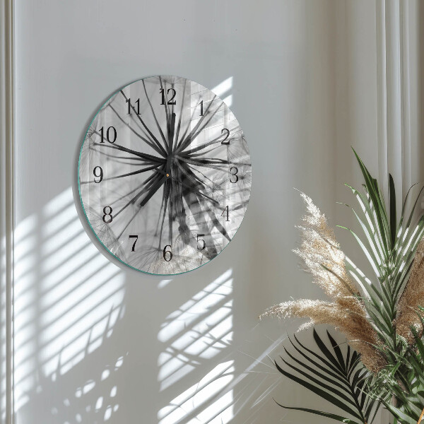 Round wall clock Dandelion