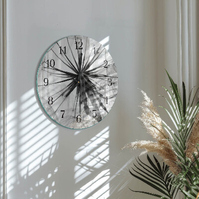 Round wall clock Dandelion