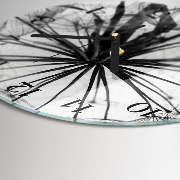 Round wall clock Dandelion