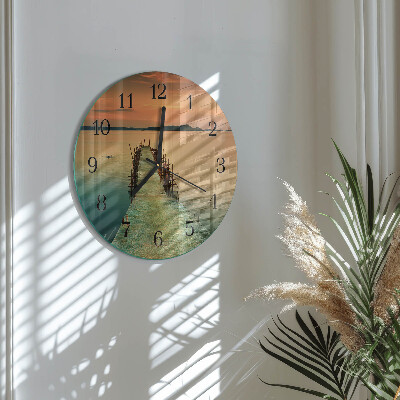 Round wall clock Network