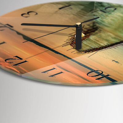 Round wall clock Network