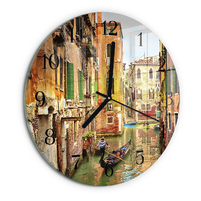 Round wall clock The Venetian Boat