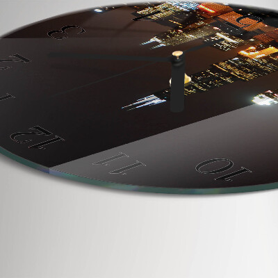 Round wall clock Night of the Horizon