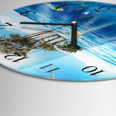 Round wall clock Fish Island