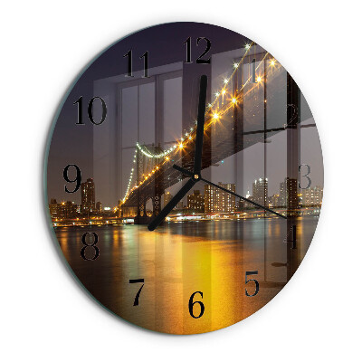 Round wall clock Horizon Bridge