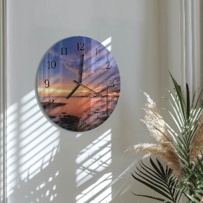 Round wall clock Sea Island