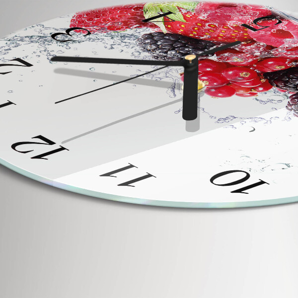 Round wall clock Fruit