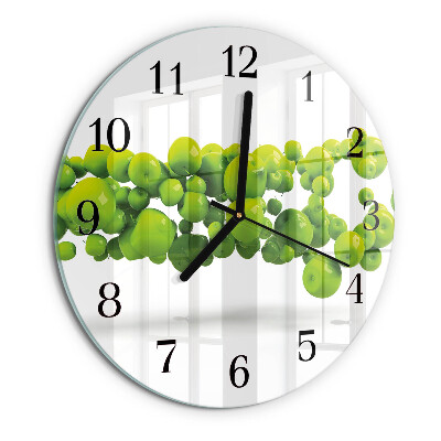Round wall clock Apples