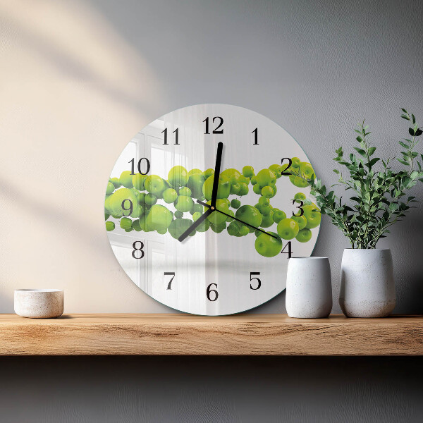 Round wall clock Apples
