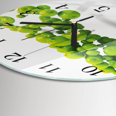 Round wall clock Apples