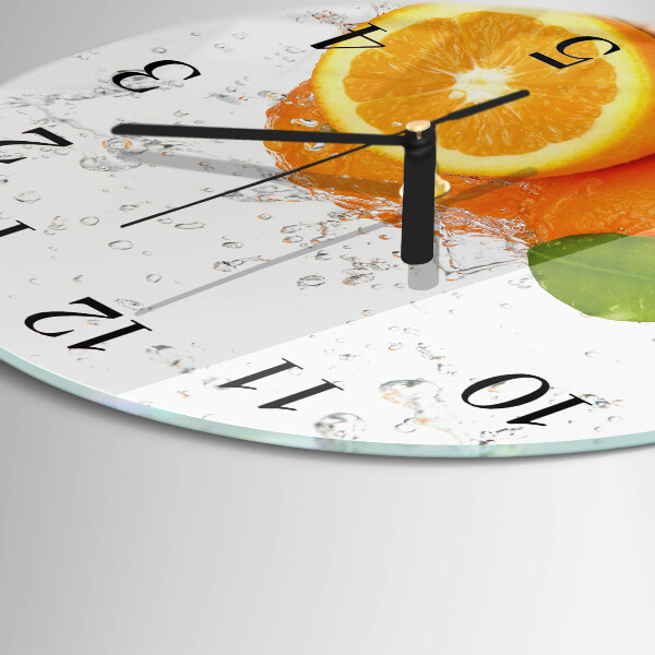 Round wall clock Oranges