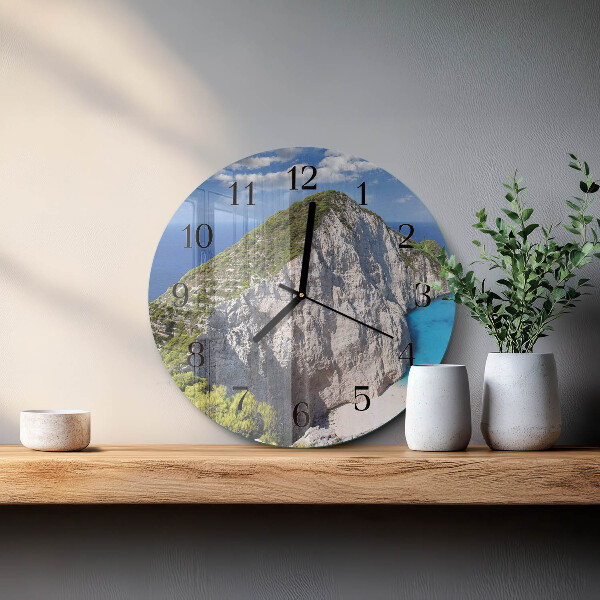 Round wall clock Cliff