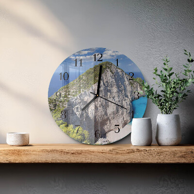 Round wall clock Cliff