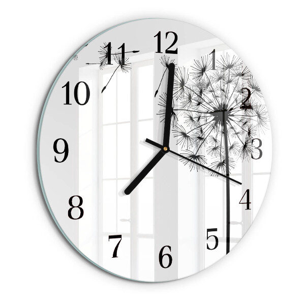 Round wall clock Dandelion