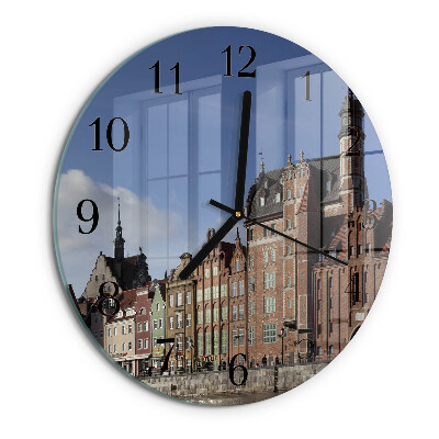 Round wall clock Gdansk