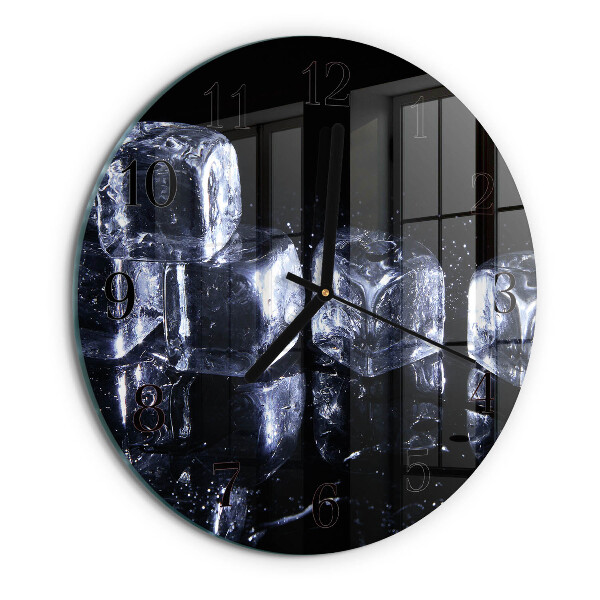 Round wall clock Ice Cubes