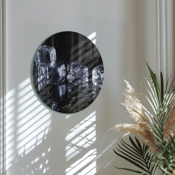 Round wall clock Ice Cubes