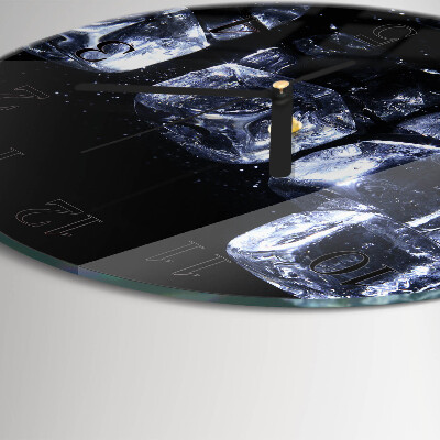 Round wall clock Ice Cubes