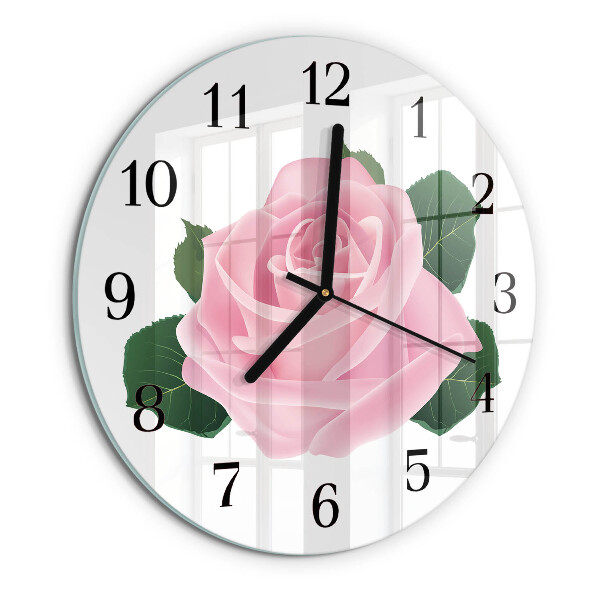 Round wall clock Rose