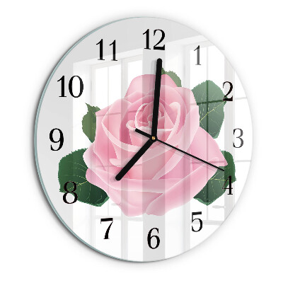 Round wall clock Rose