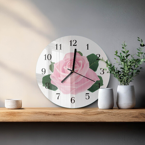Round wall clock Rose