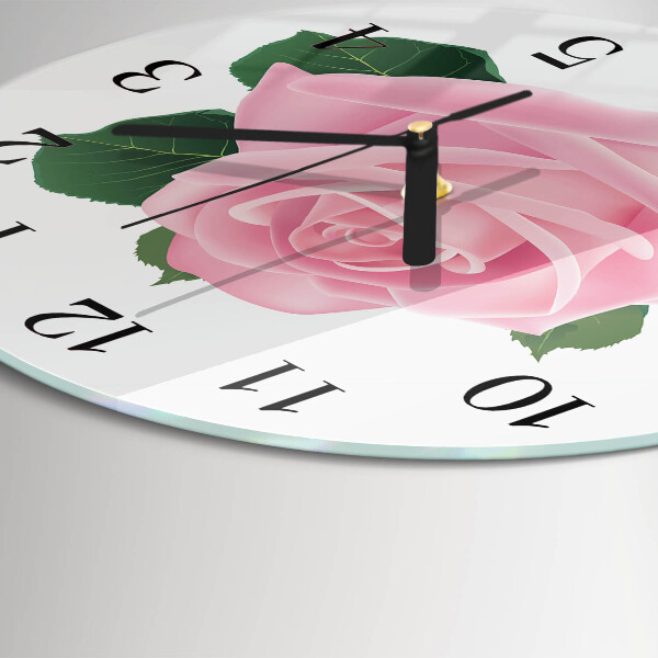 Round wall clock Rose