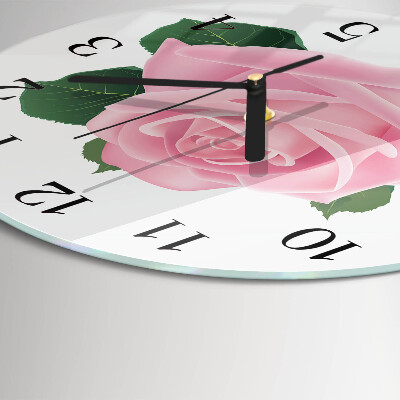 Round wall clock Rose