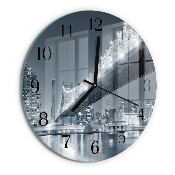 Round wall clock Bridge