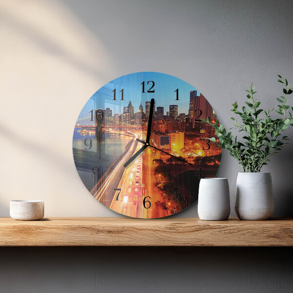 Round wall clock Horizon
