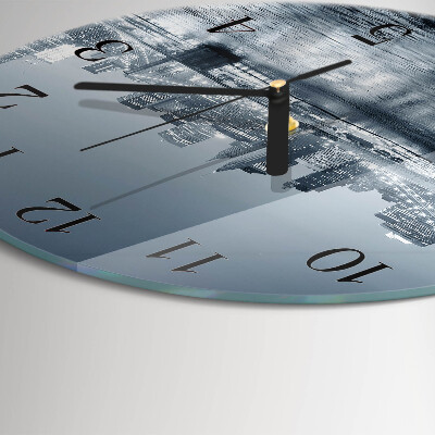 Round wall clock Night of the Horizon