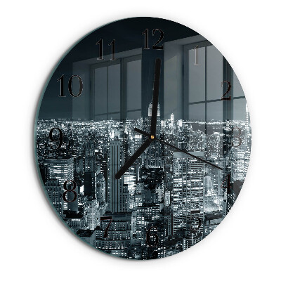 Round wall clock Night of the Horizon