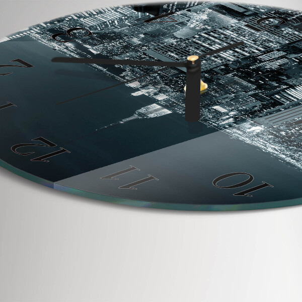 Round wall clock Night of the Horizon
