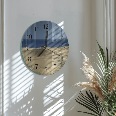 Round wall clock Sea Dunes