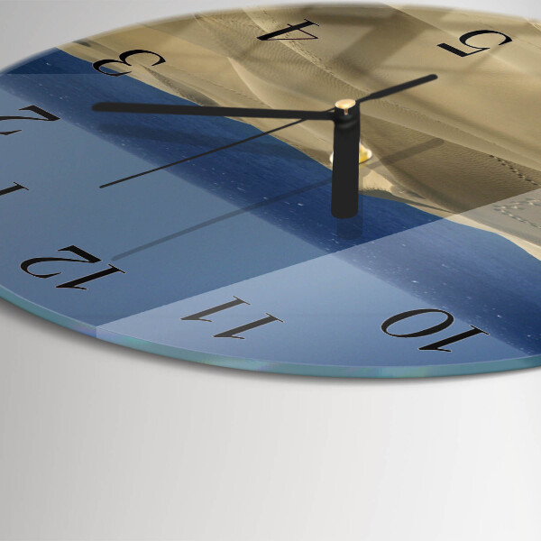 Round wall clock Sea Dunes