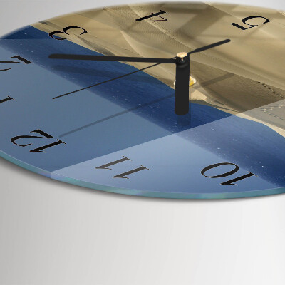 Round wall clock Sea Dunes