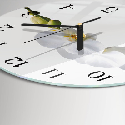 Round wall clock Orchid
