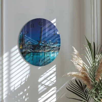 Round wall clock Night of the Horizon
