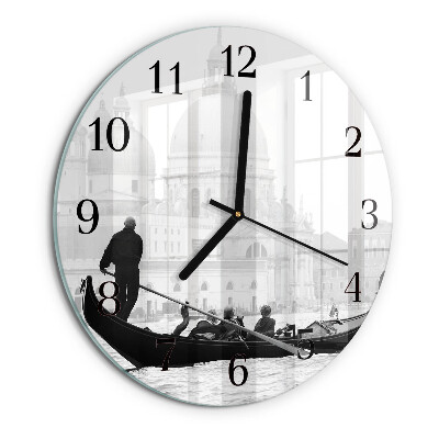 Round wall clock The Venetian Boat