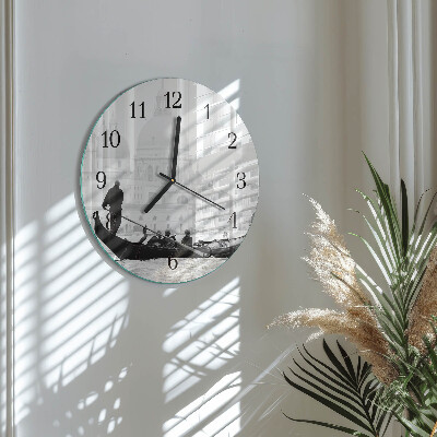 Round wall clock The Venetian Boat