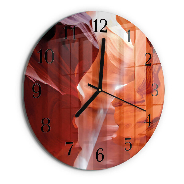Round wall clock Cave