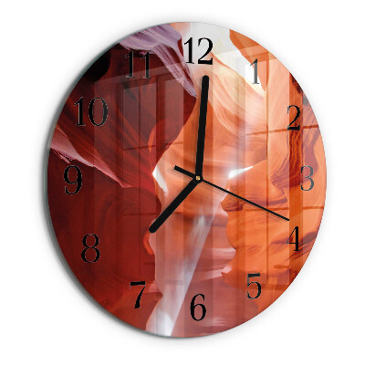 Round wall clock Cave