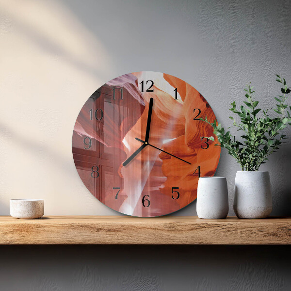 Round wall clock Cave