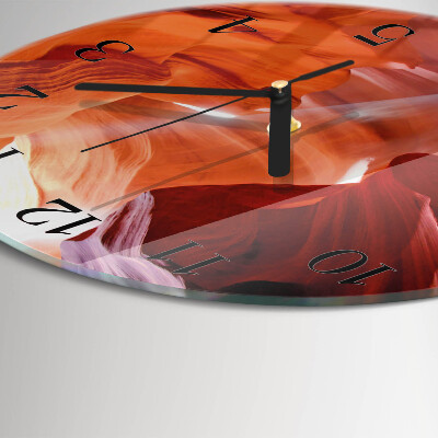 Round wall clock Cave