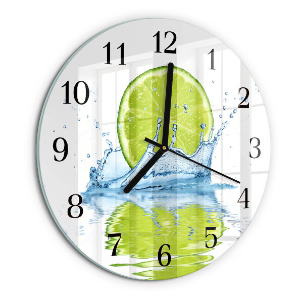 Round wall clock Limewater